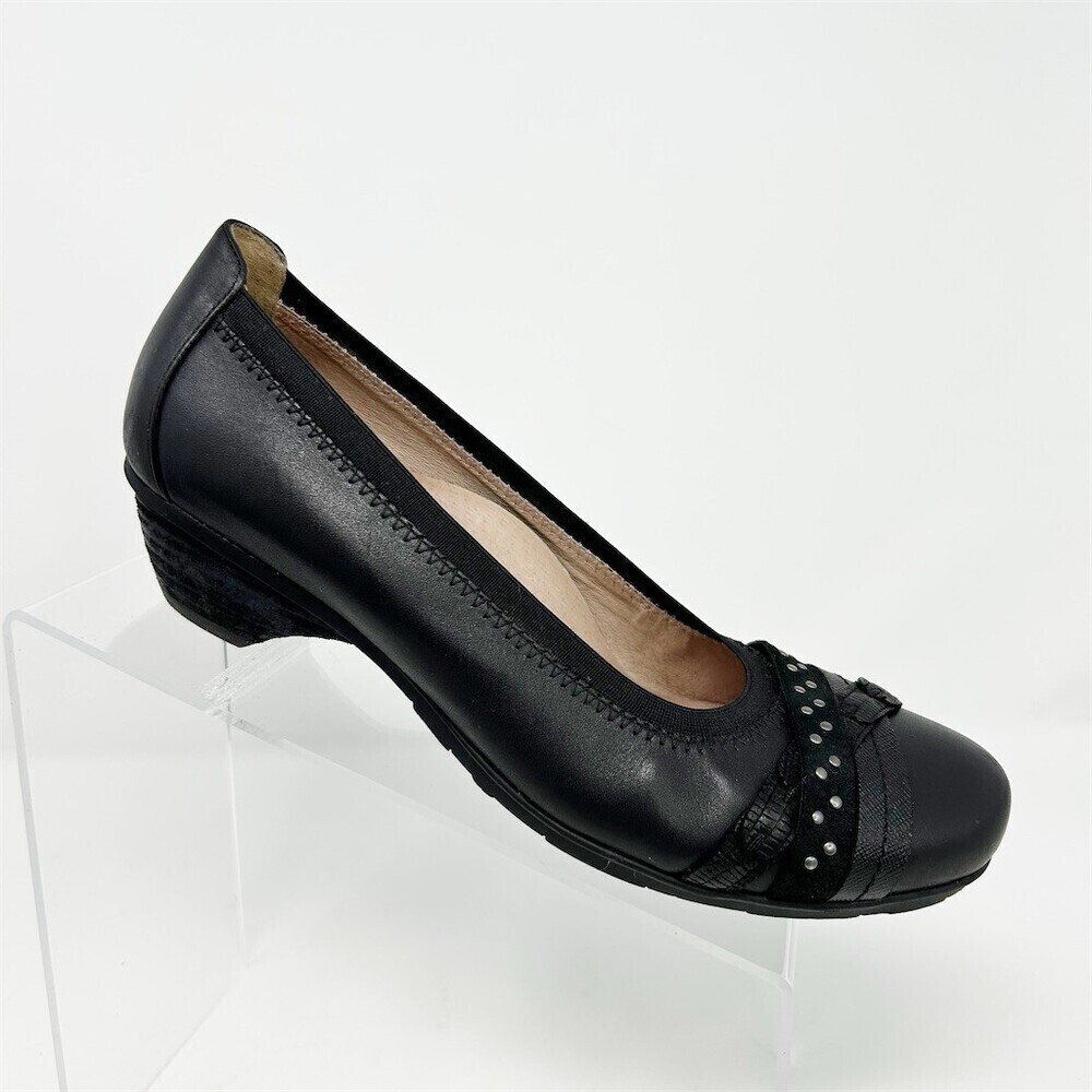 ABEO Nellie B.I.O. System Nellie Women's Wedge Pumps Black Studded Size 8M